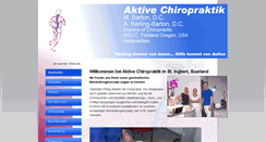 Desktop Screenshot of aktive-chiropraktik.de